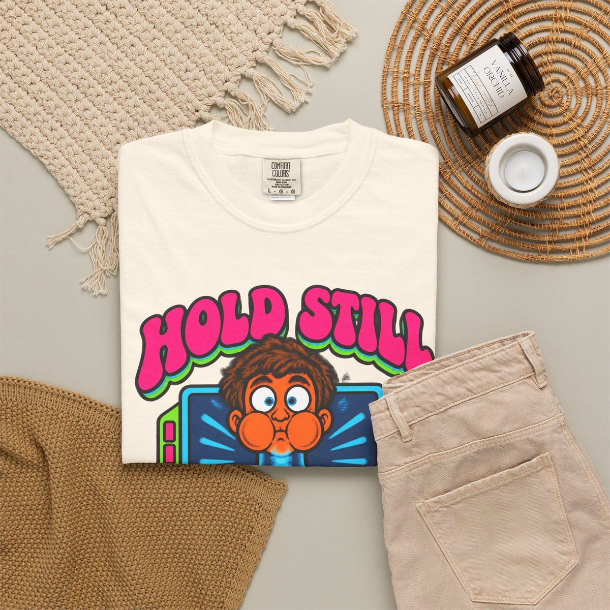 Hold Still Don't Breathe OK Breathe Funny X-Ray Tech Comfort Colors T-Shirt