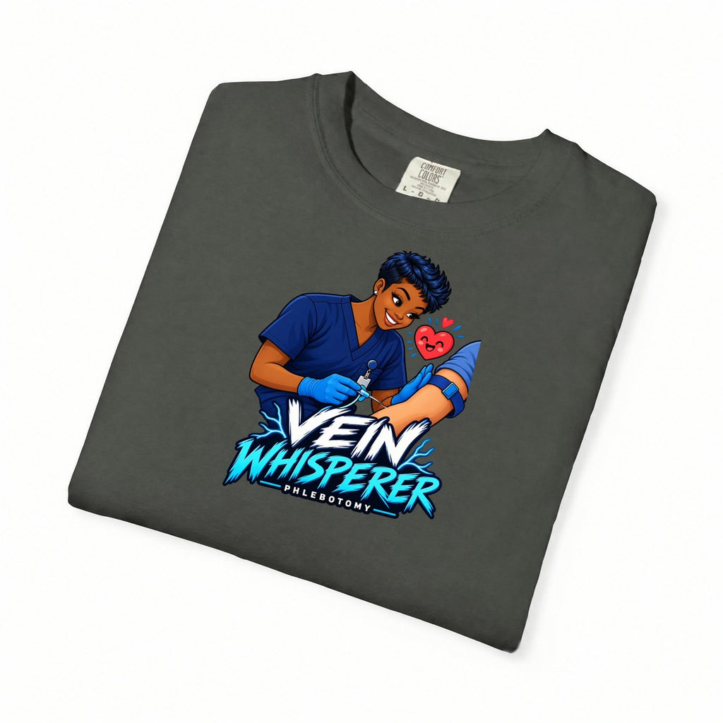 Vein Whisperer Male Phlebotomist Comfort Colors T-Shirt