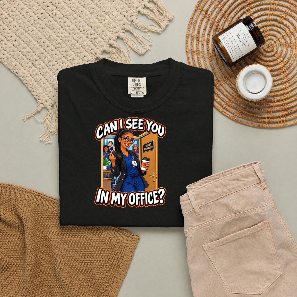Can I See You in My Office Nurse Manager Comfort Colors T-Shirt