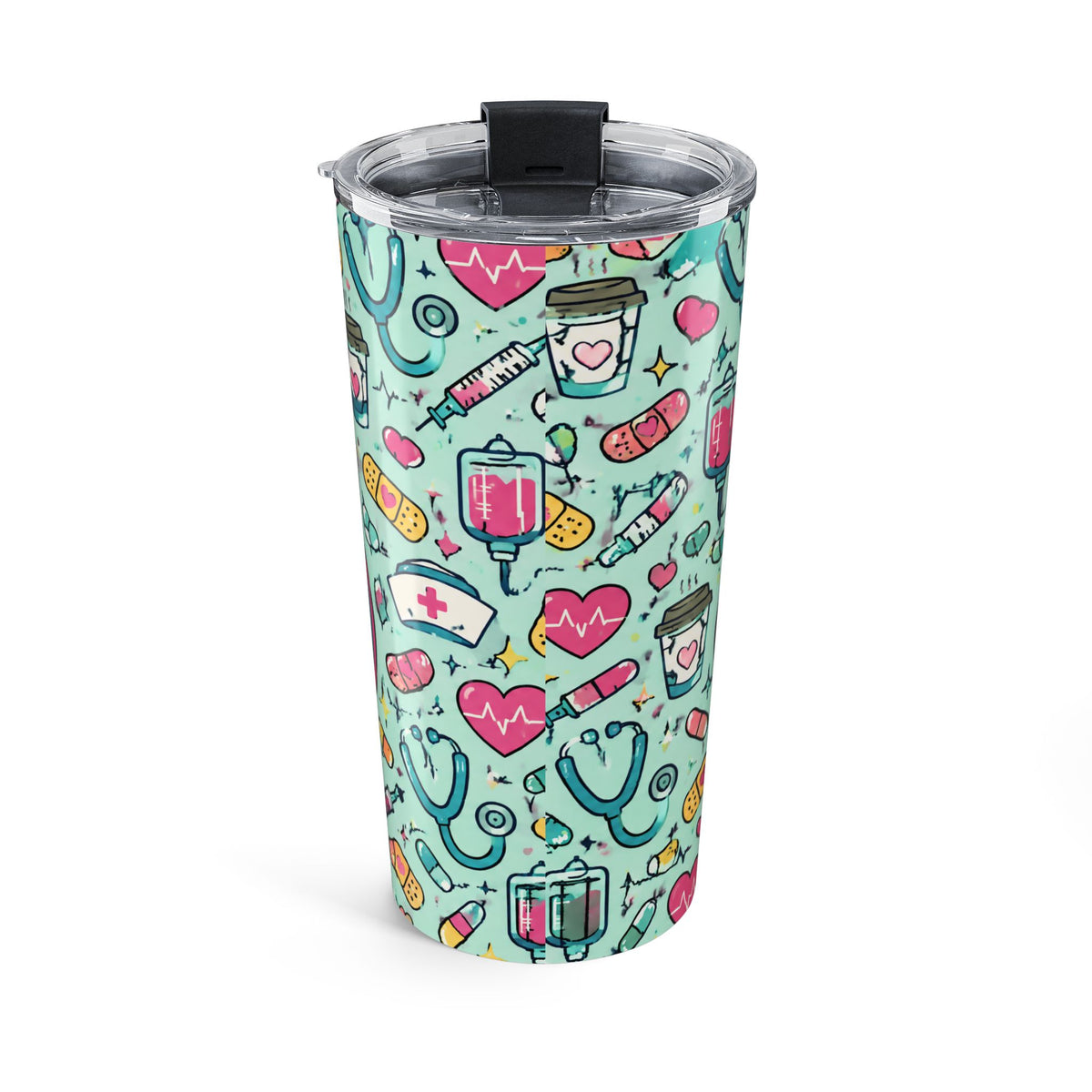 Nurse Life 20oz Skinny Tumbler with Lid