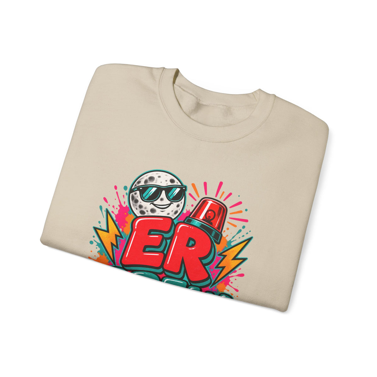ER Crew We Don't Say the Q-Word ED Nurse Crewneck Sweatshirt