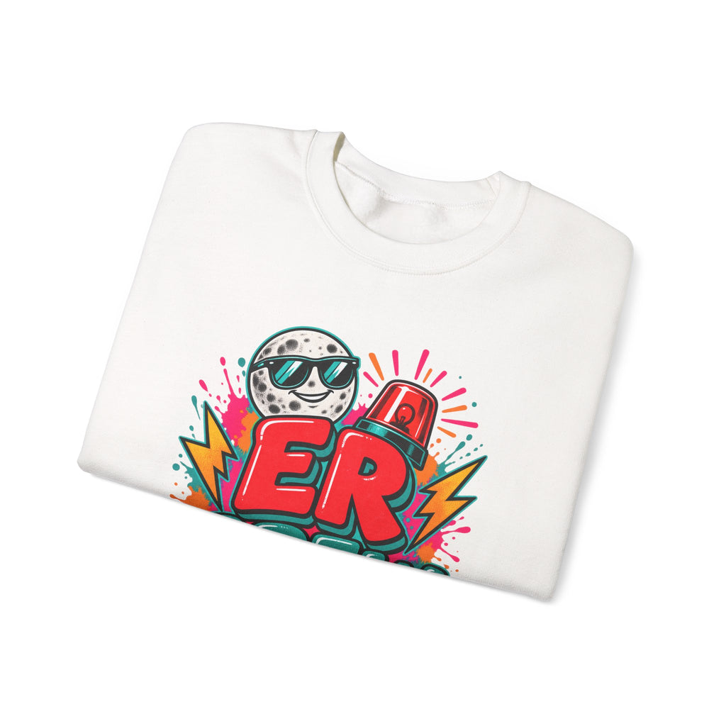ER Crew We Don't Say the Q-Word ED Nurse Crewneck Sweatshirt