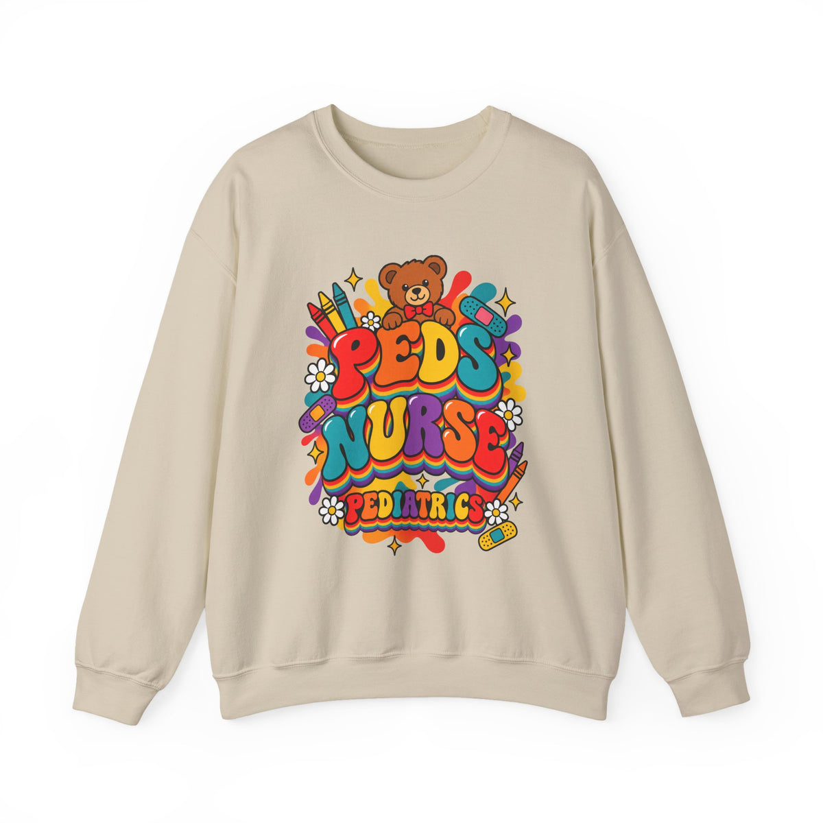 Peds Nurse Pediatrics Crewneck Sweatshirt