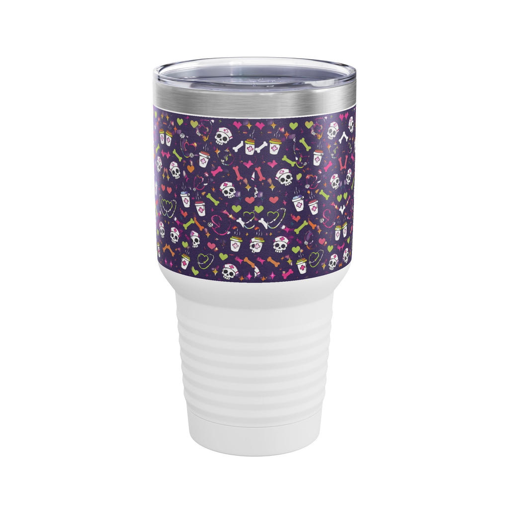 Skeleton Crew Skinny Skeleton Nurses 30oz Tundra Tumbler
