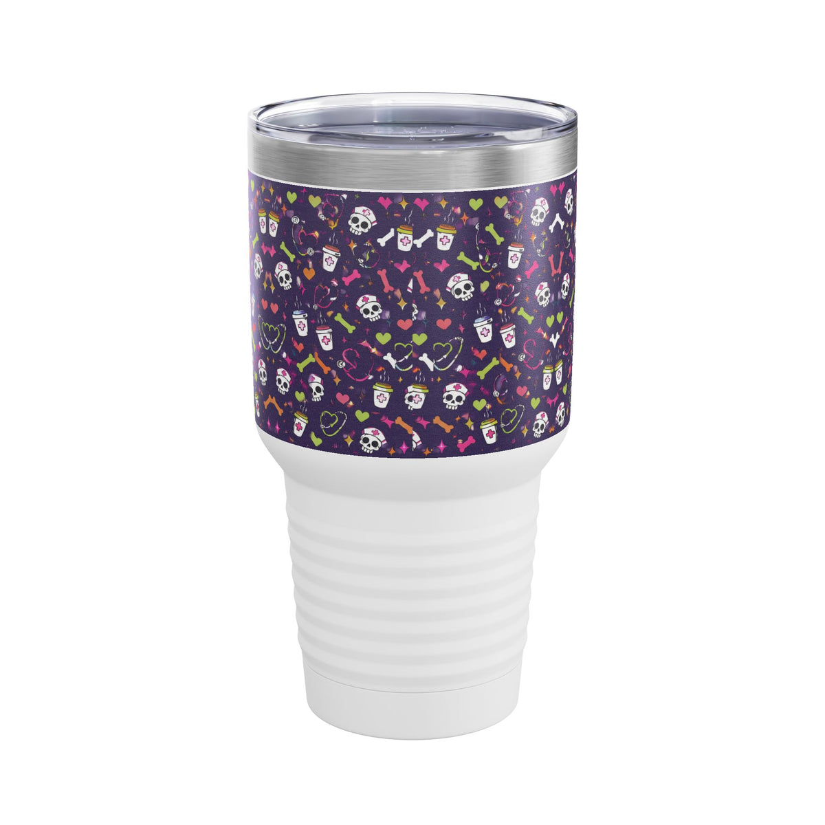 Skeleton Crew Skinny Skeleton Nurses 30oz Tundra Tumbler