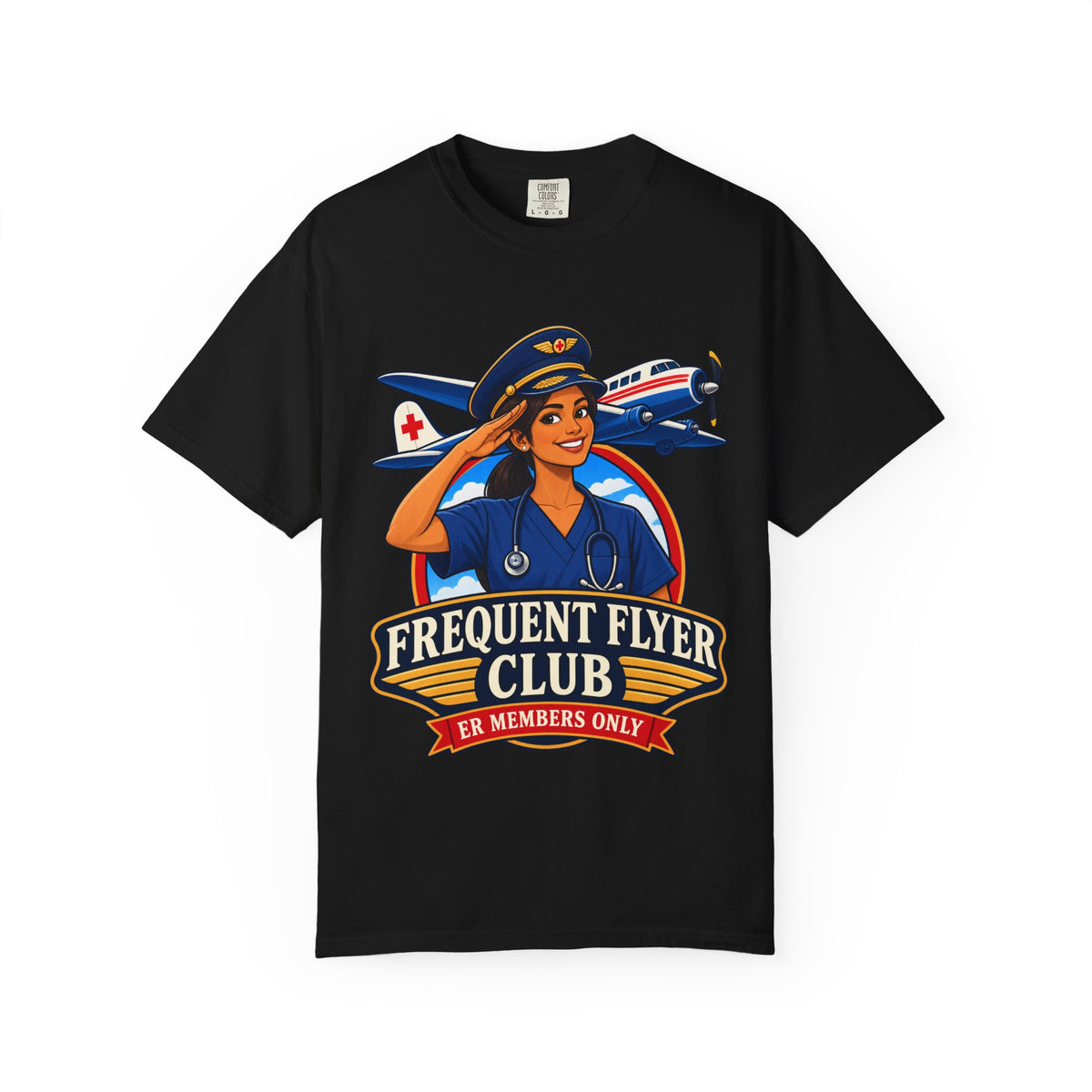 Frequent Flyer Club ER Women's Nurse Tee