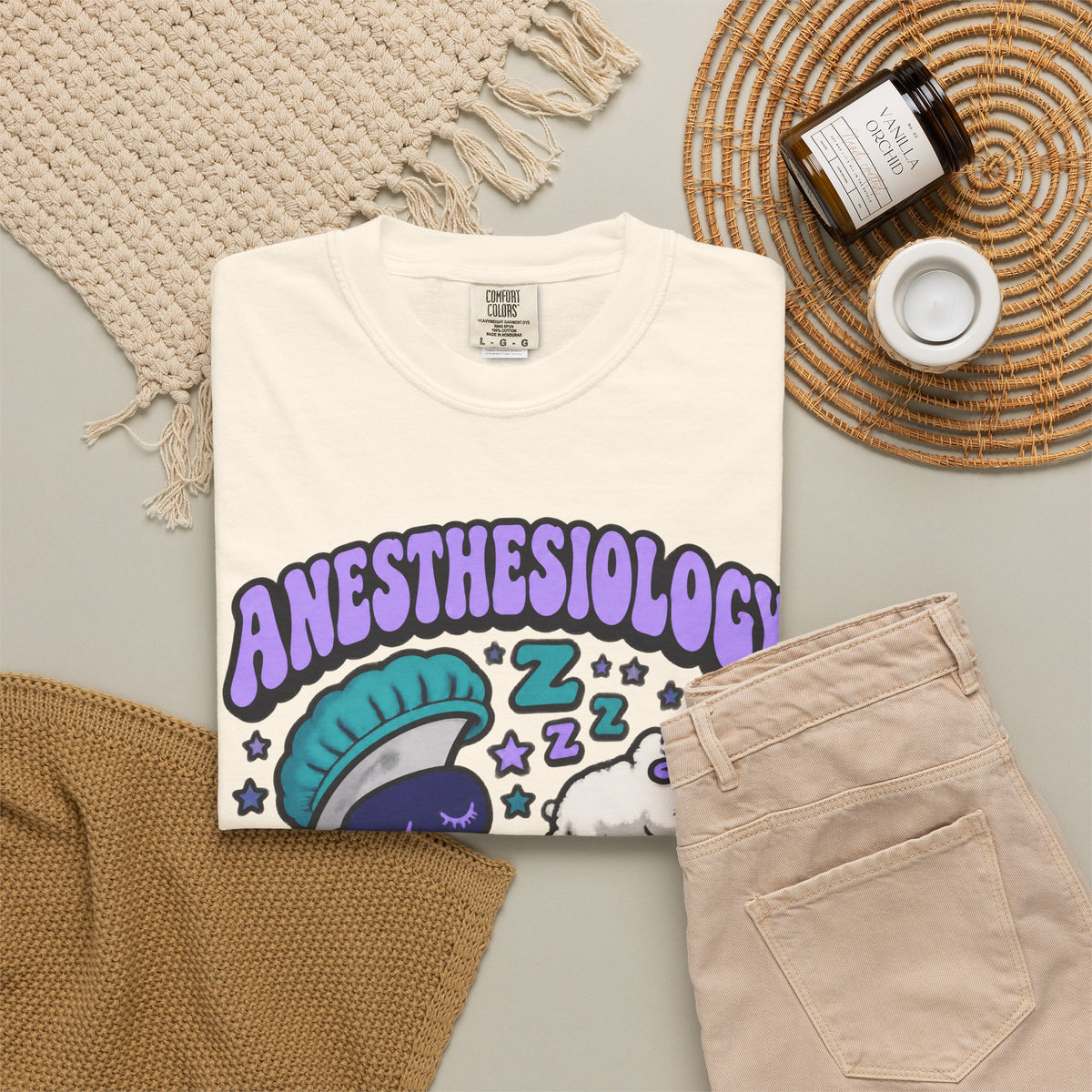 Anesthesiology Sleep Is My Specialty Funny Anesthesiologist Comfort Colors T-Shirt