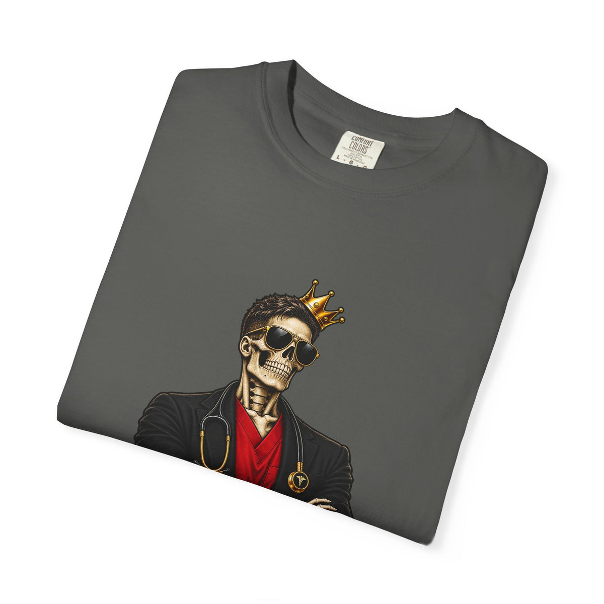 Not Bossy Just the Boss Skeleton Male Nurse Manager Comfort Colors T-Shirt
