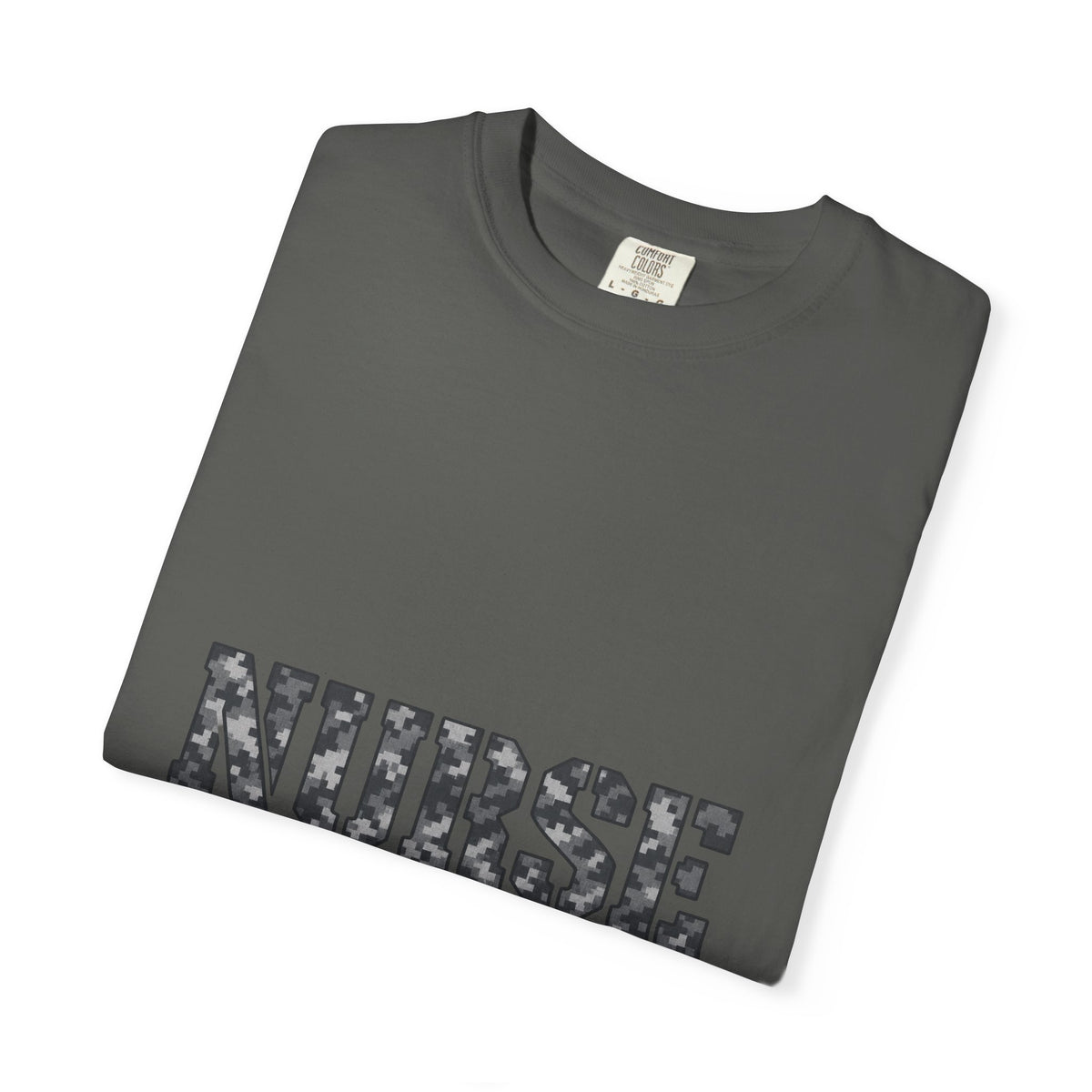 Nurse Digital Urban Camo Stethoscope Comfort Colors T-Shirt