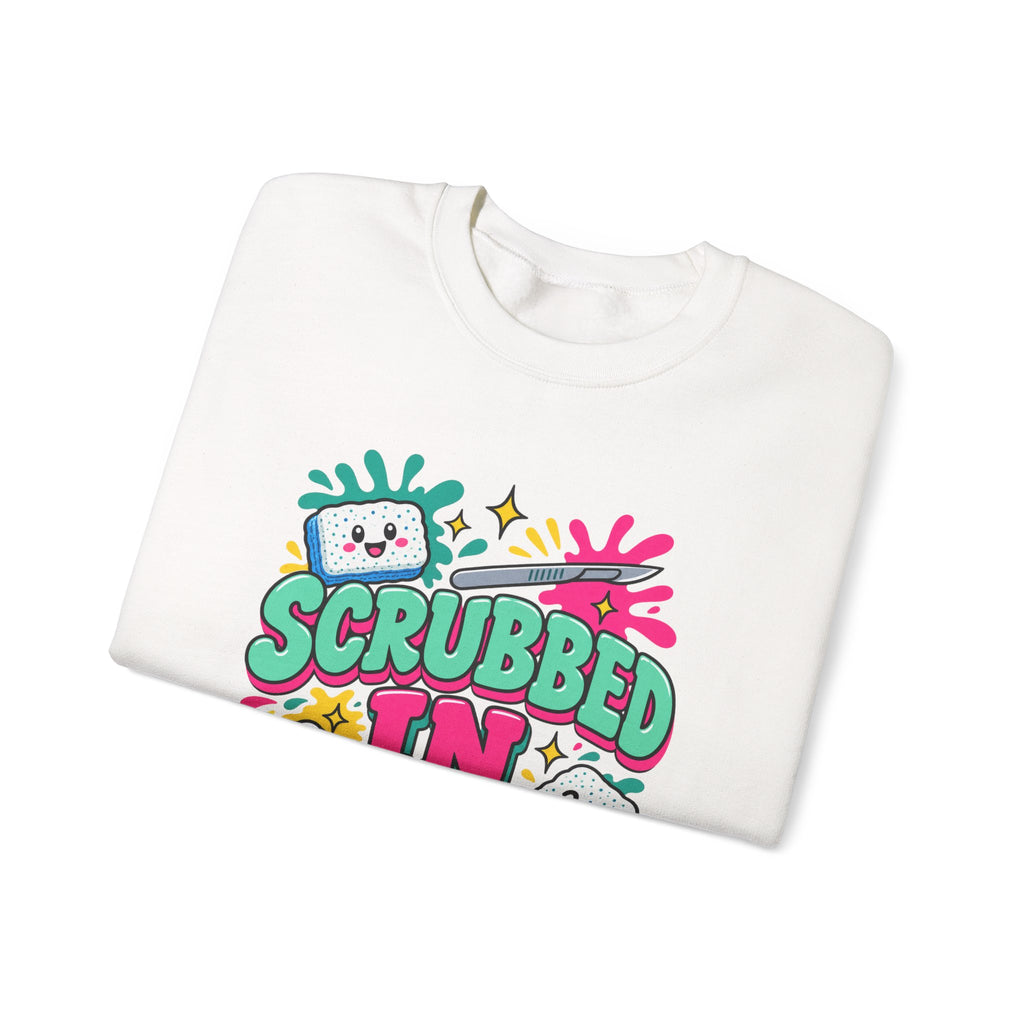 Scrubbed In The Count Is Correct OR Nurse Crewneck Sweatshirt