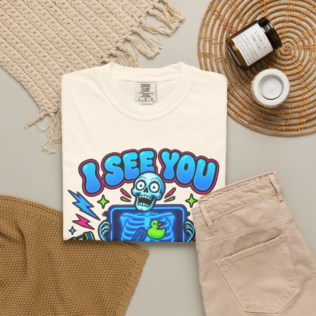 I See You From the Inside Out Funny Radiology X-Ray Tech Comfort Colors T-Shirt