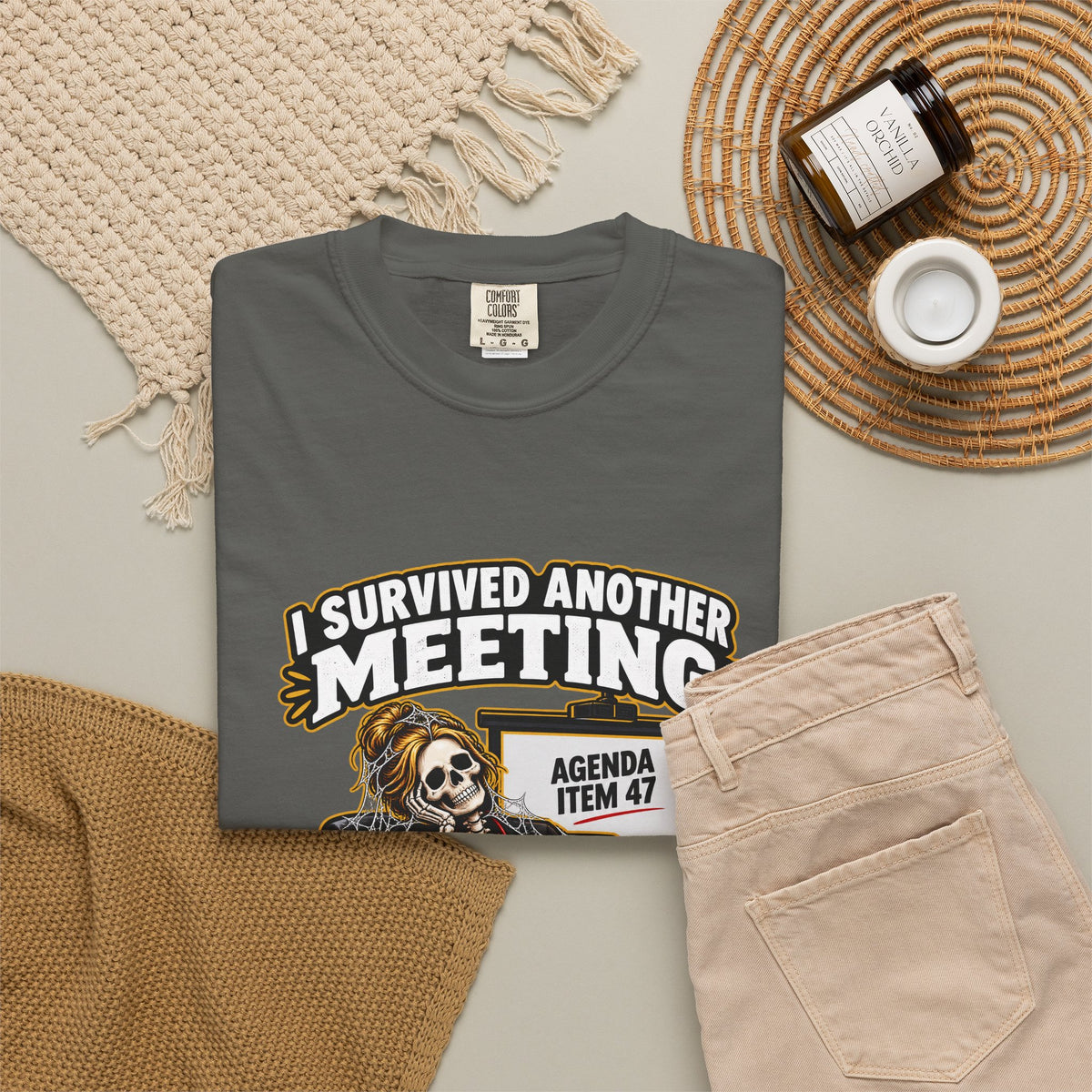 I Survived Another Meeting That Could Have Been an Email Nurse Manager Comfort Colors T-Shirt