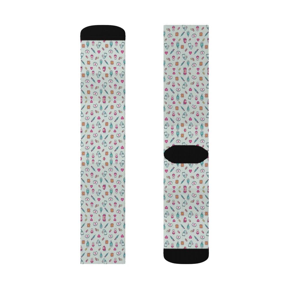 Nurse Life Doodle Nurse Socks
