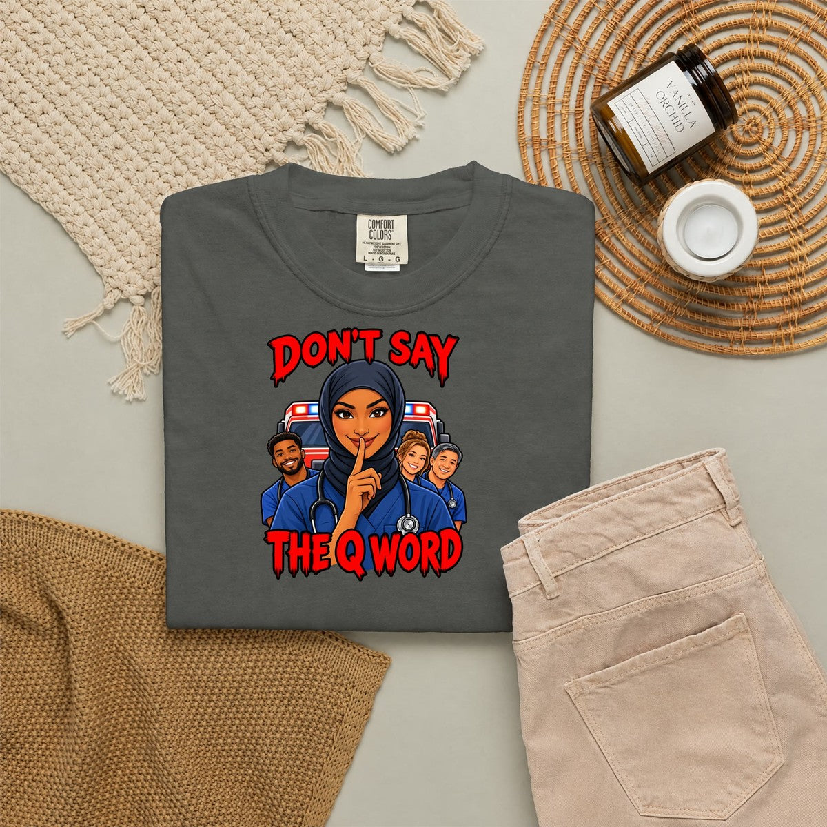 Don't Say the Q Word ER Women's Nurse Tee