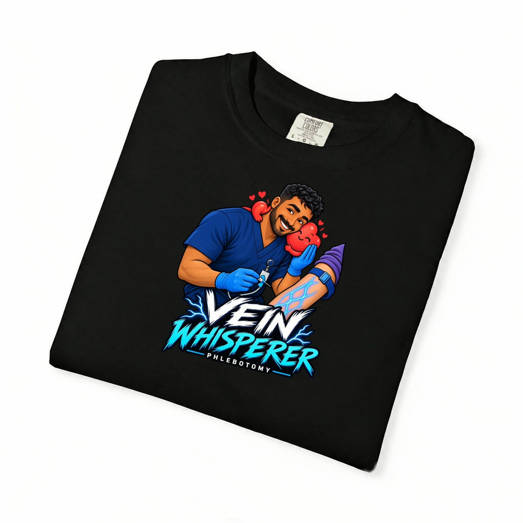 Vein Whisperer Phlebotomist Male Comfort Colors T-Shirt