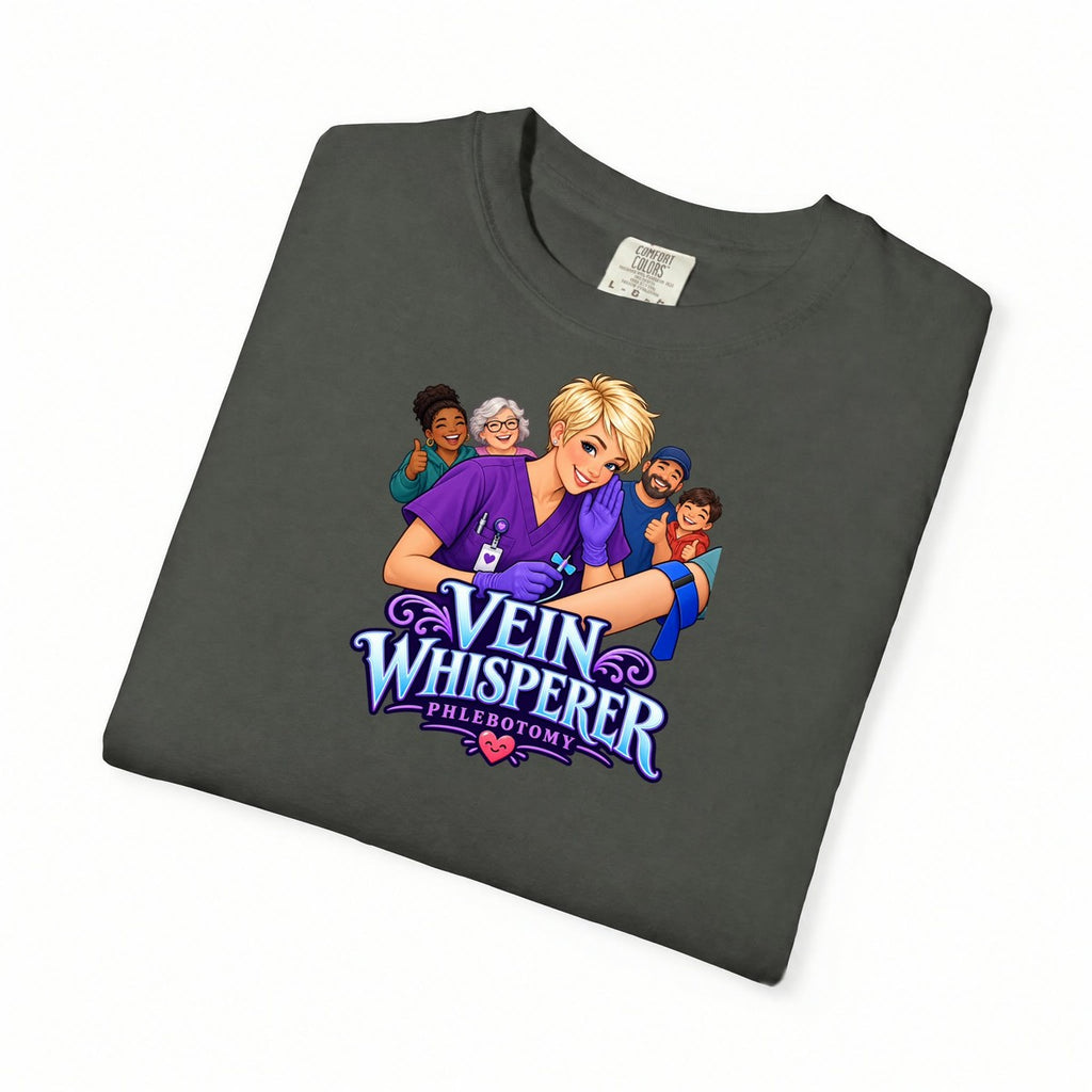 Vein Whisperer Phlebotomist Comfort Colors T-Shirt