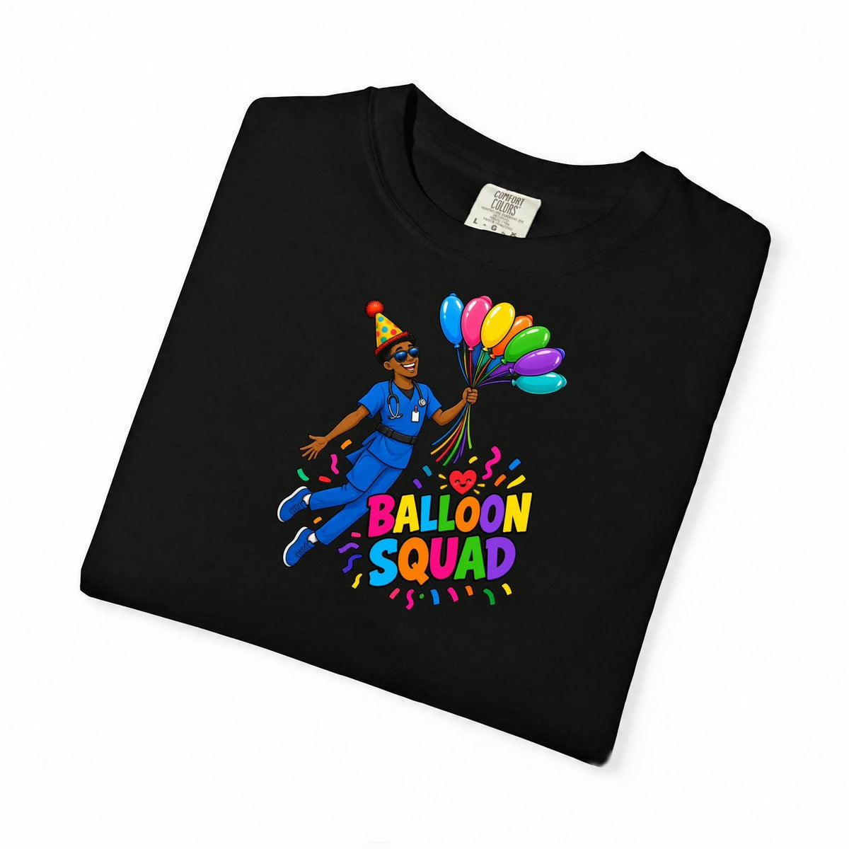 Balloon Squad Cath Lab Cardiac Nurse Comfort Colors T-Shirt