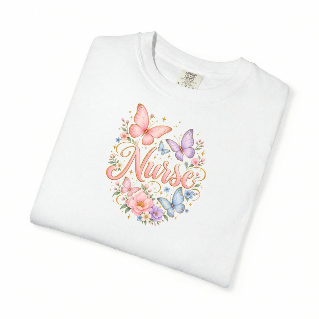 Butterfly Garden Nurse Tee