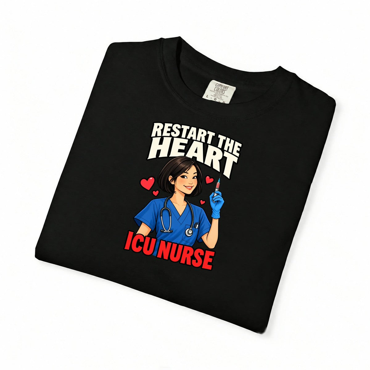 Restart the Heart ICU Nurse Tee (Sleek Bob)