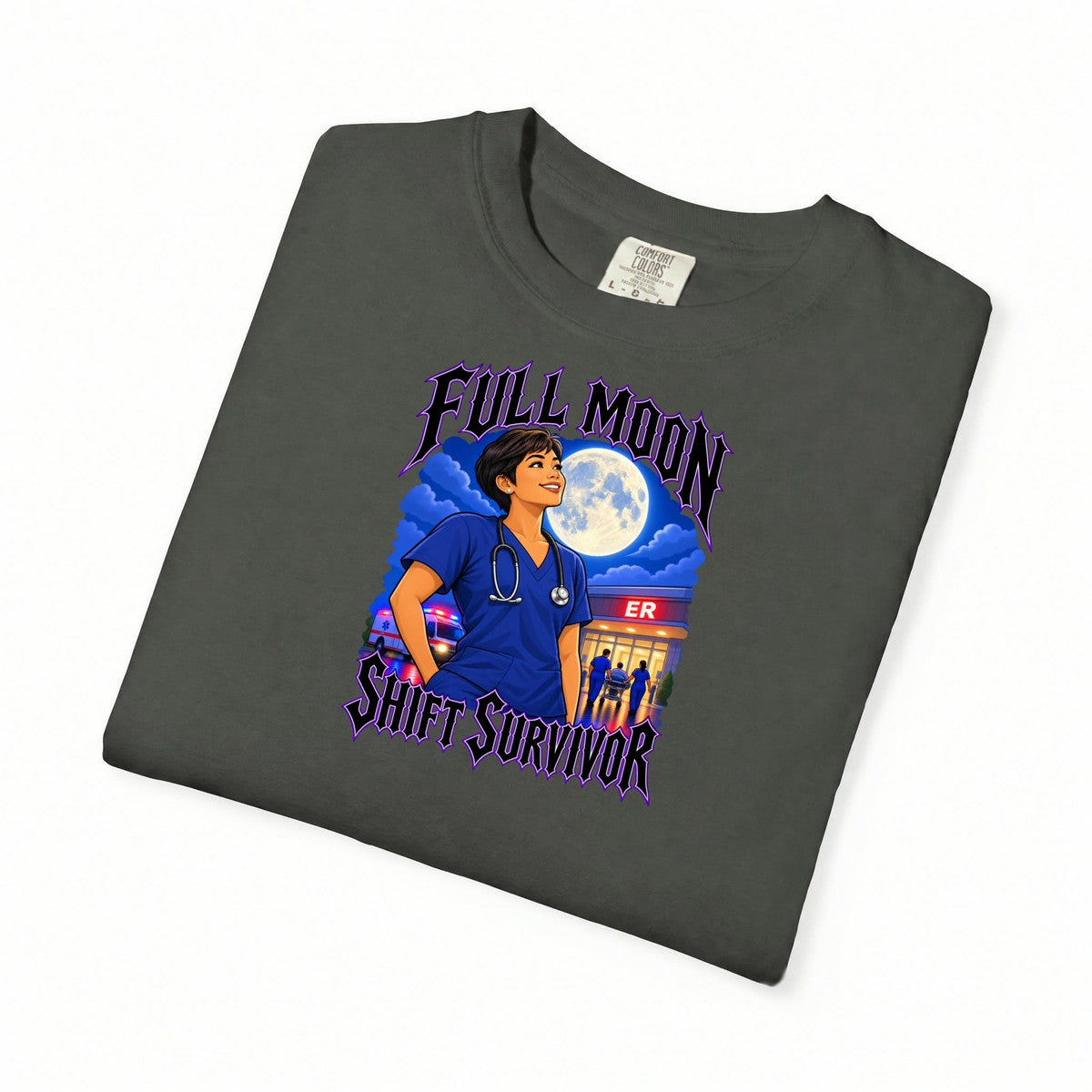 Full Moon Shift Survivor ER Women's Nurse Tee