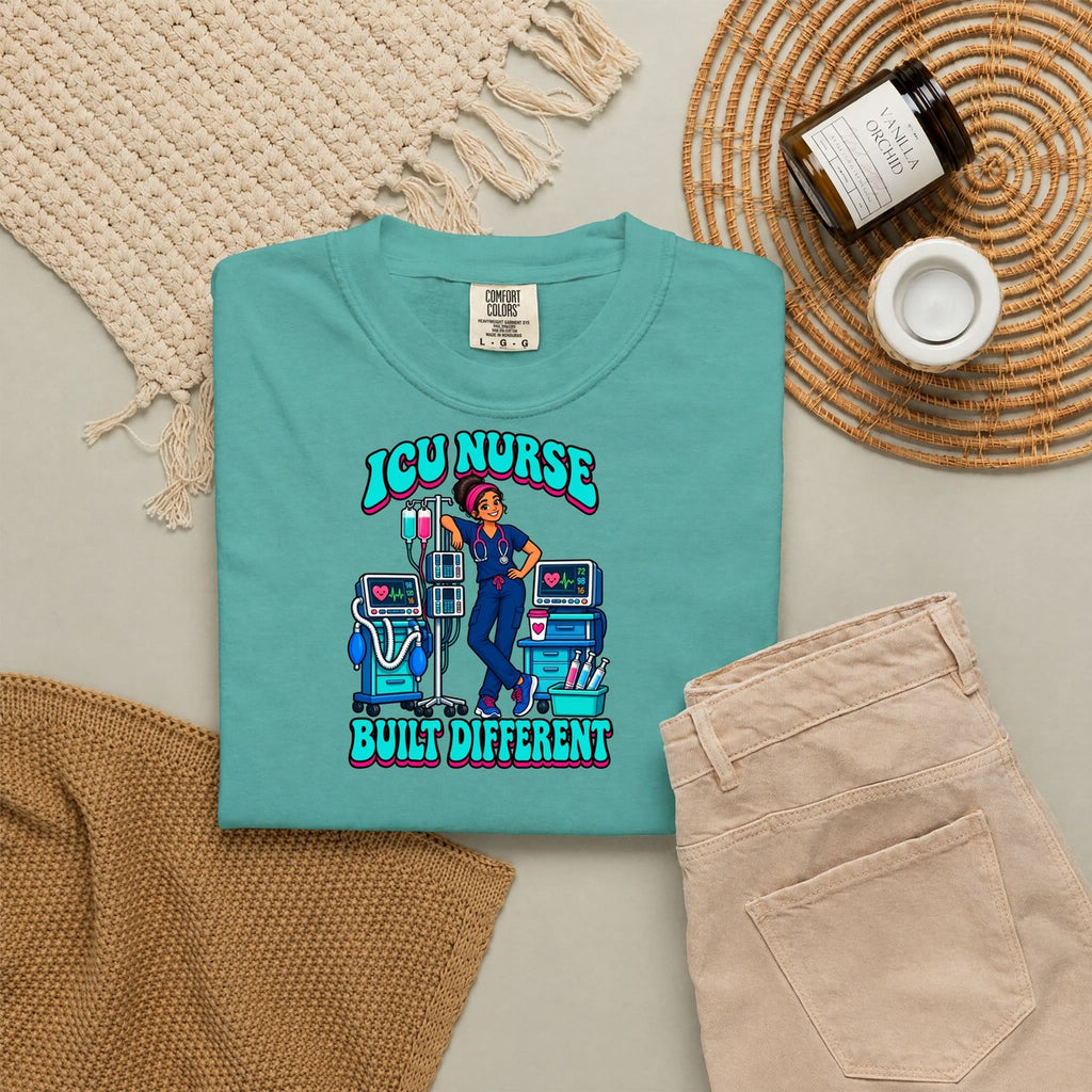 ICU Nurse Built Different Tee