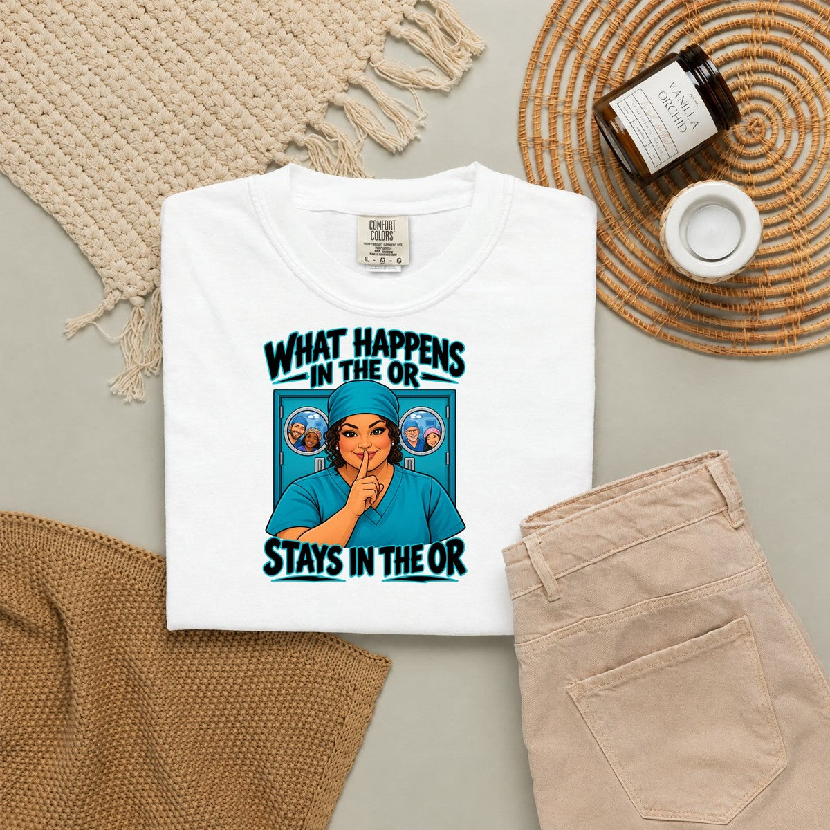 What Happens in the OR Stays in the OR OR Women's Nurse Tee