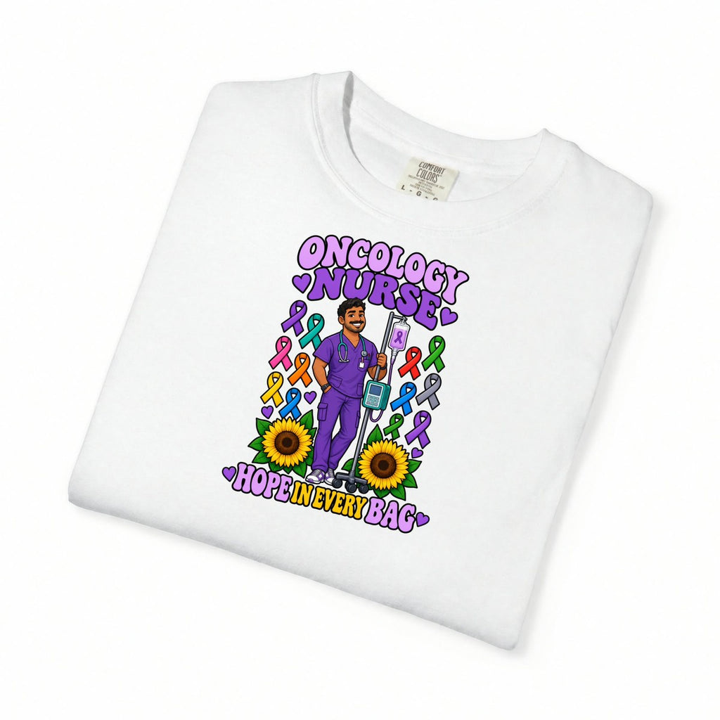 Oncology Male Nurse Hope in Every Bag Tee