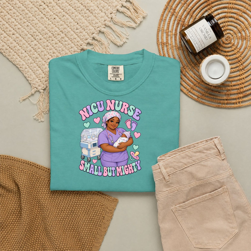 NICU Nurse Small But Mighty Tee