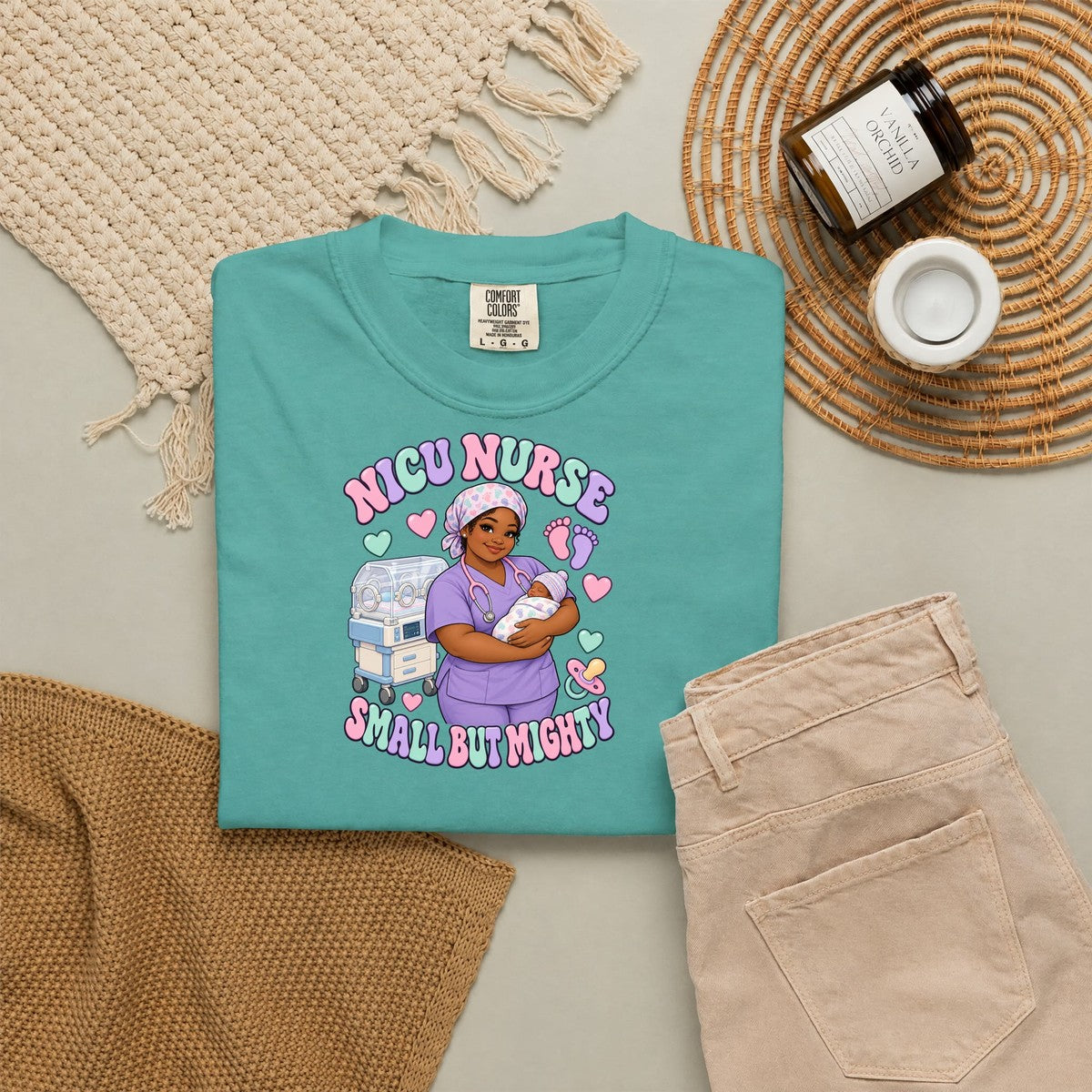 NICU Nurse Small But Mighty Tee