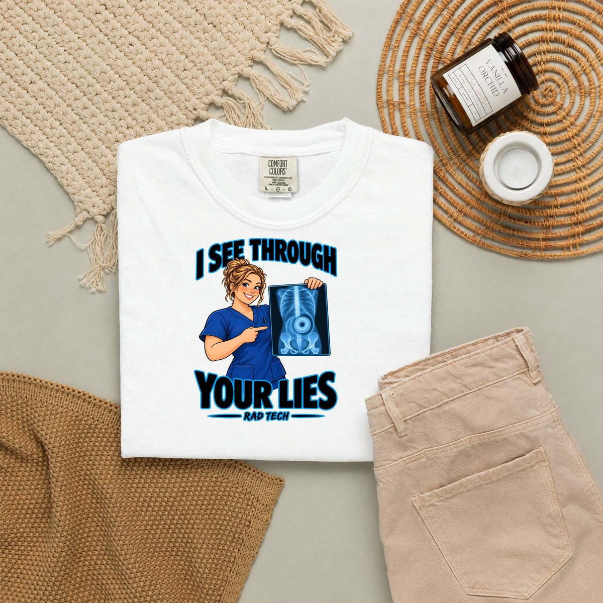 I See Through Your Lies Women's Rad Tech Tee