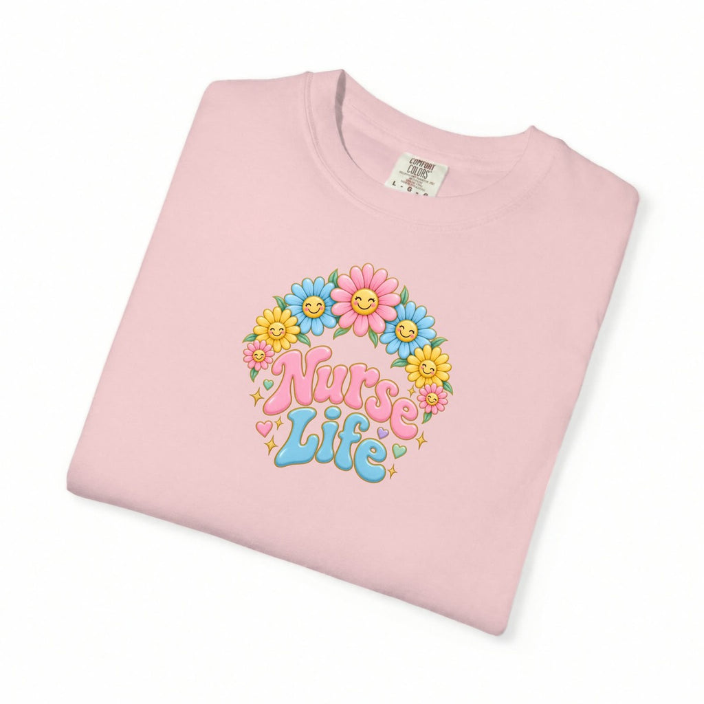 Nurse Life Daisies Tee
