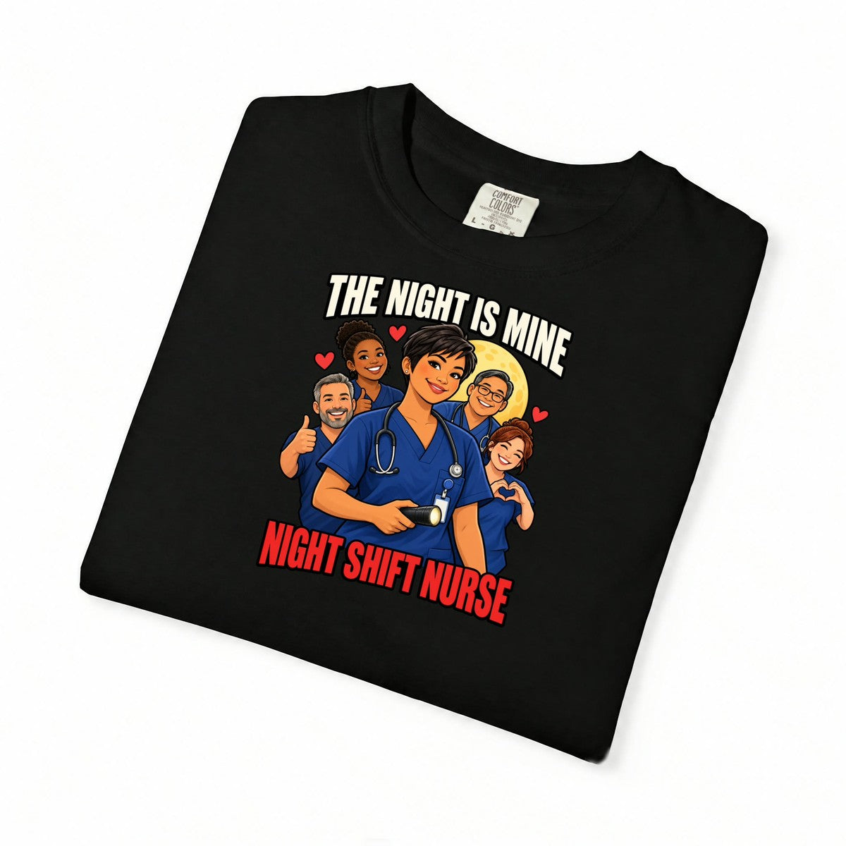 The Night Is Mine Night Shift Women's Nurse Tee